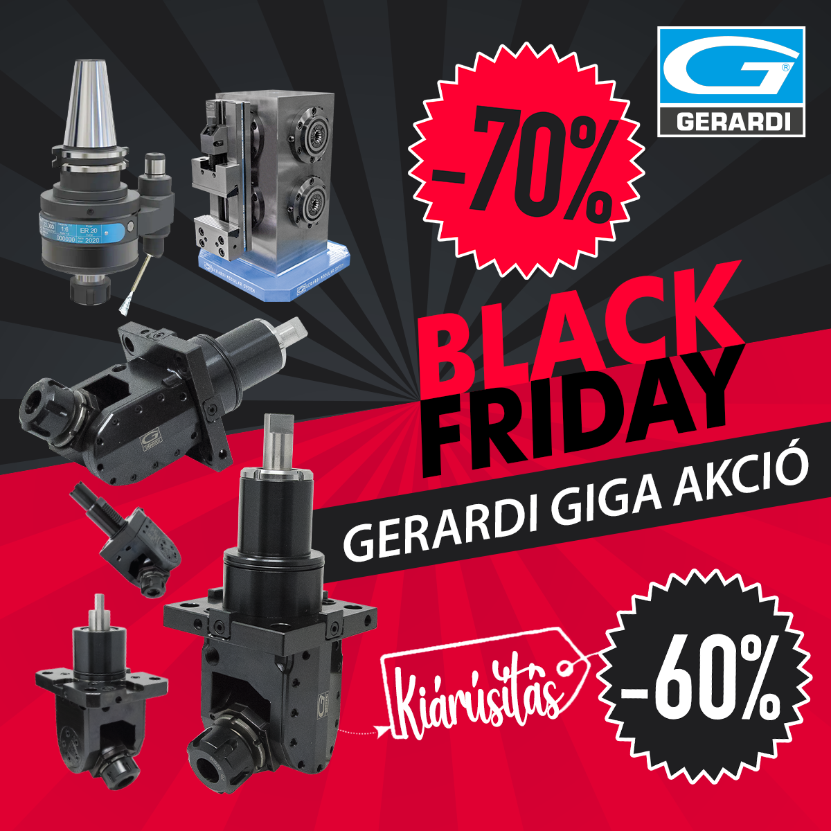 Gerardi Black Friday GIGA Akció